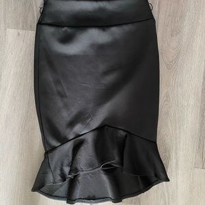 Charlotte Russe Black Tango Skirt